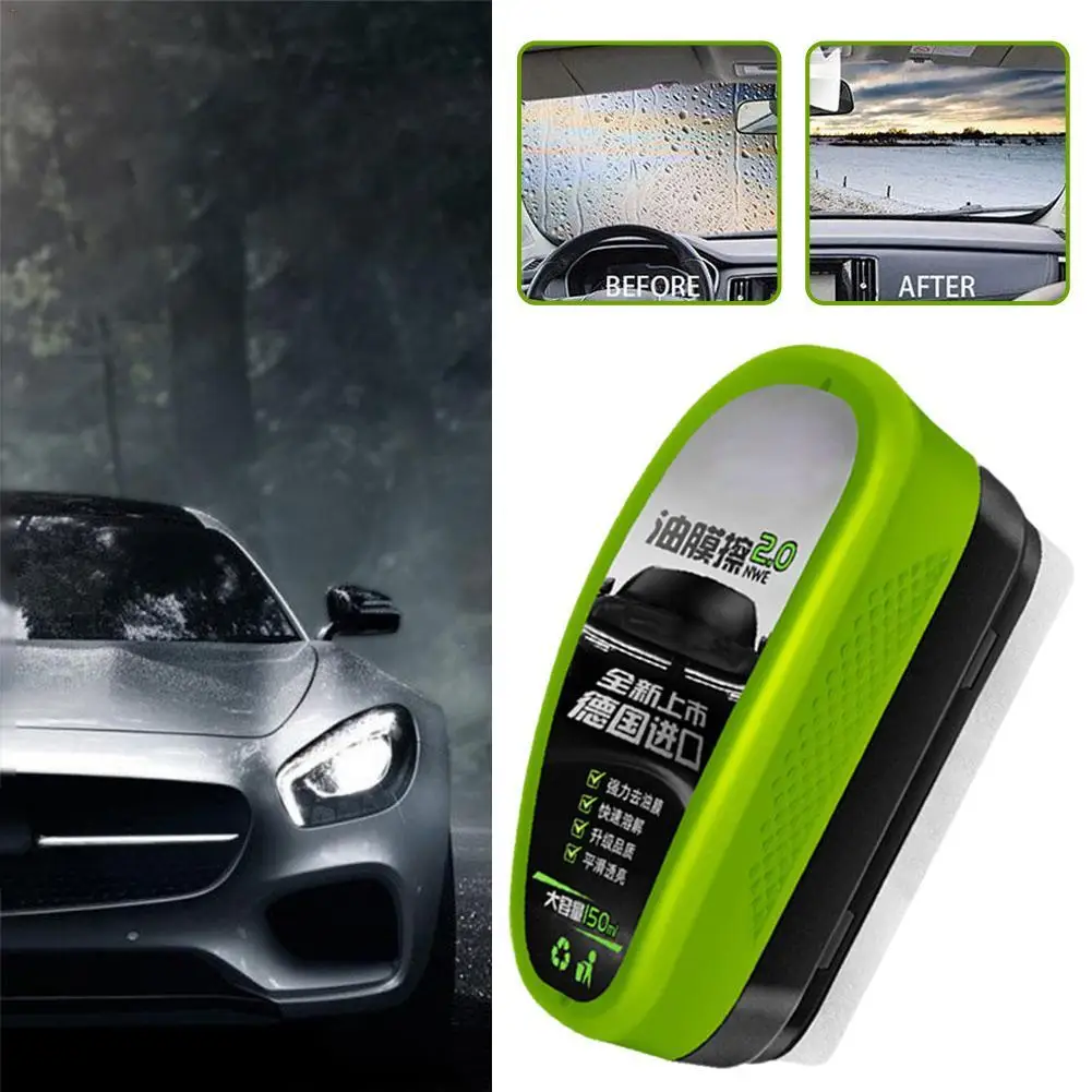 New Upgraded Car Glass Oil Film Wiper Front Windshield Side Windows Rear Mirrors Cleaning Auto And Maintenance Supplies