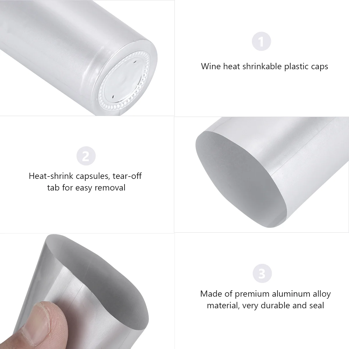 100 шт. красный держатель для крышек герметик бутылок мини-капсулы пробка