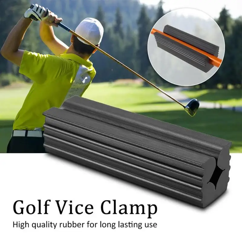

Golf Club Shaft Clamp Anti-Slip Golf Assembly Club Rubber Grips Multi-Functional Clamps For Golf Club Shaft Gripping Repairs