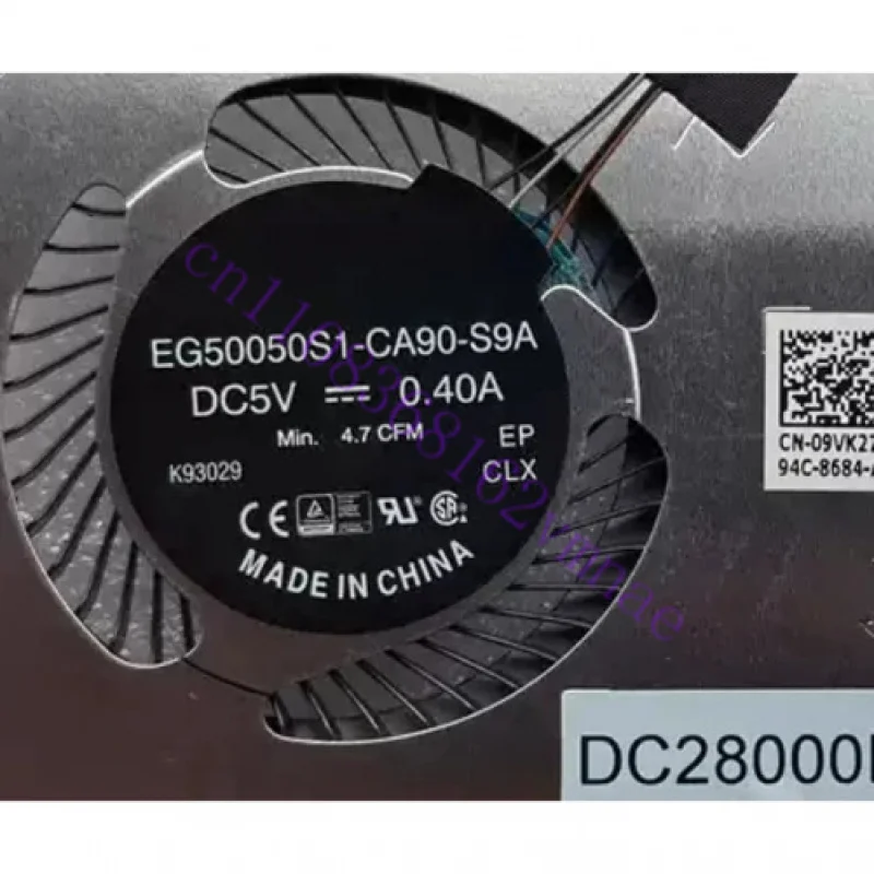 Фото Вентилятор 09VK27 для Dell DC28000IYSL EG50050S1-CA90-S9A №1