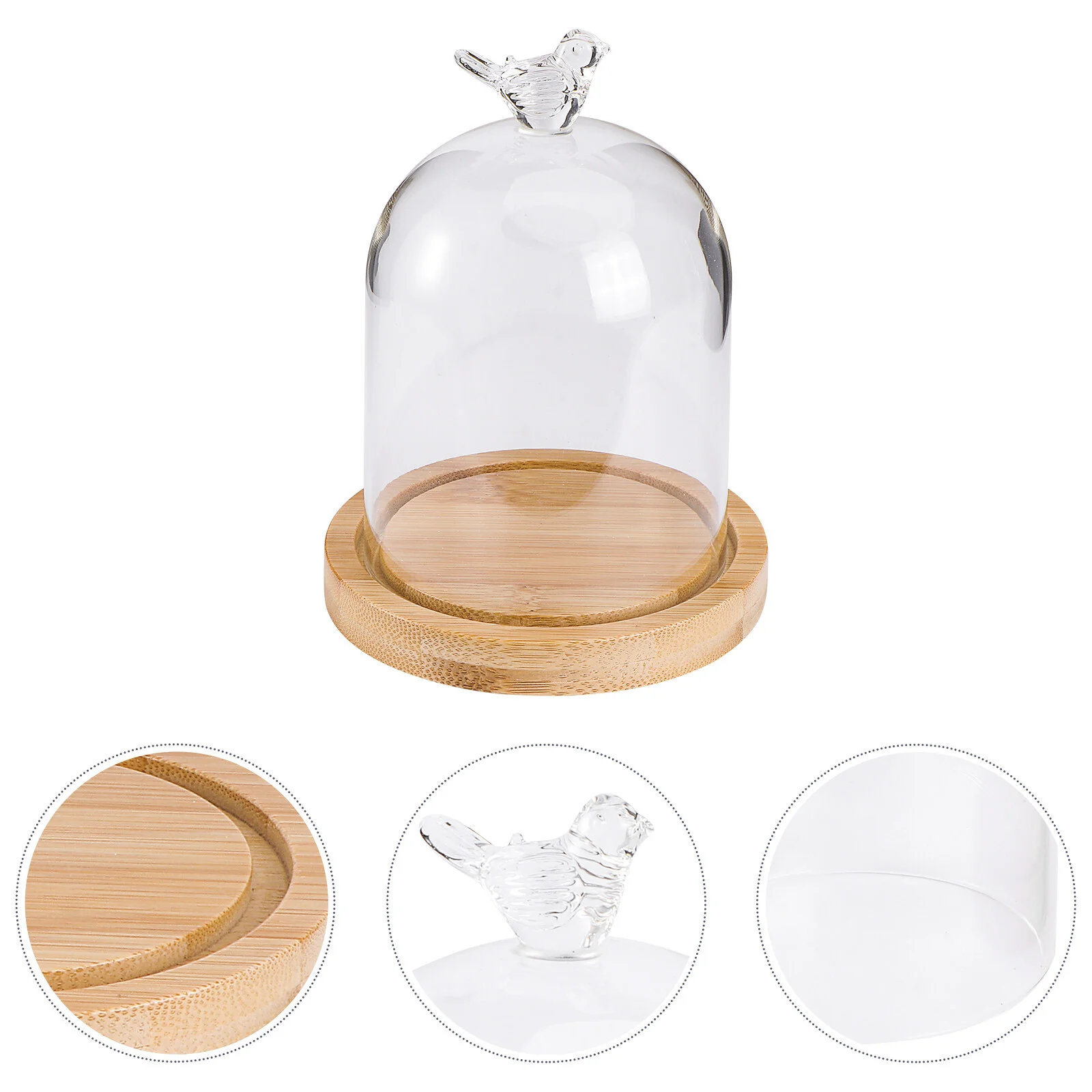 

Accessories Clear Flower Vase Small Glass Wooden Vitroleros Para Mini