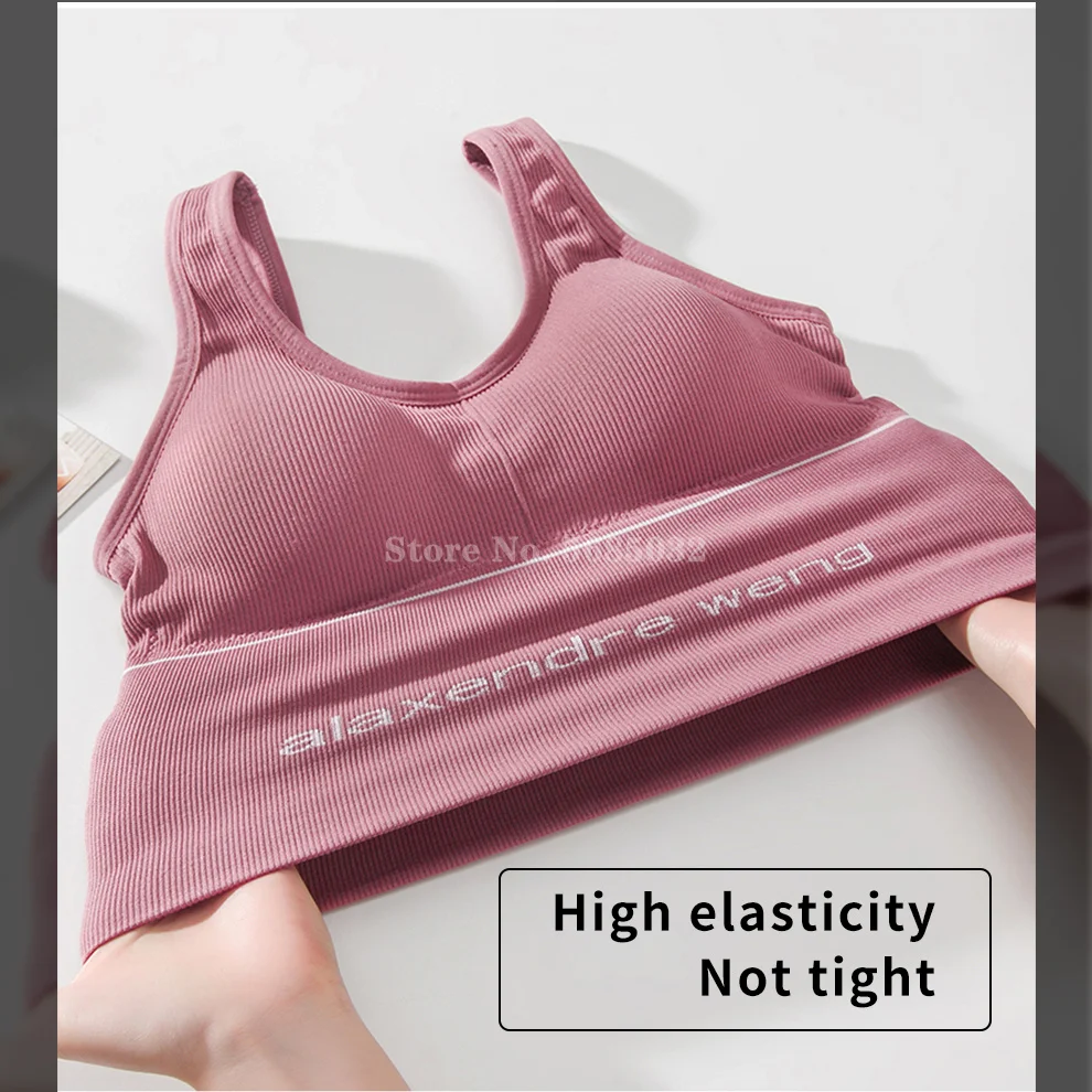 Спортивный бюстгальтер Женские топы для фитнеса бесшовный Женский Мягкий