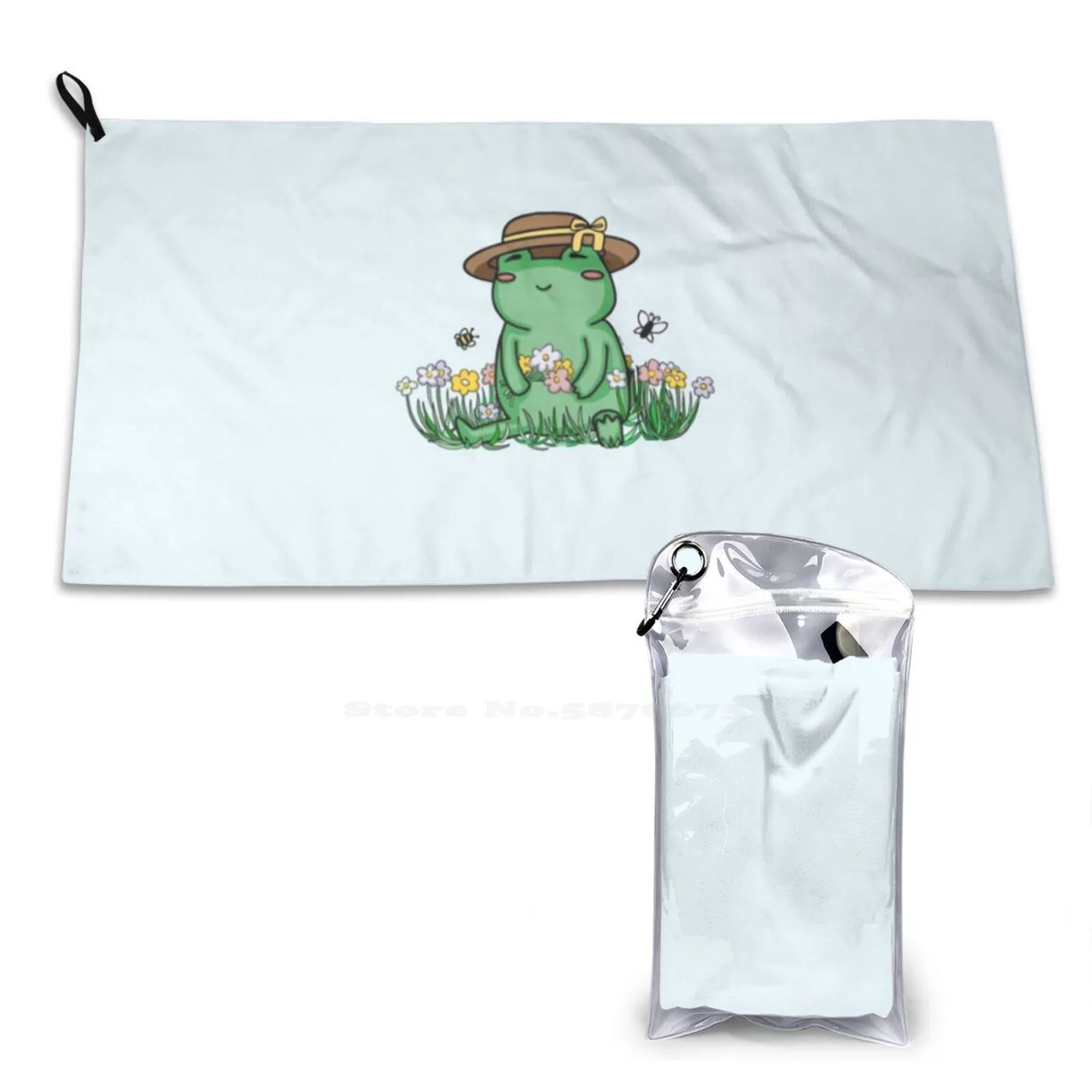 Cute Simple Cheap Frog Summer Spring Nature Flowers