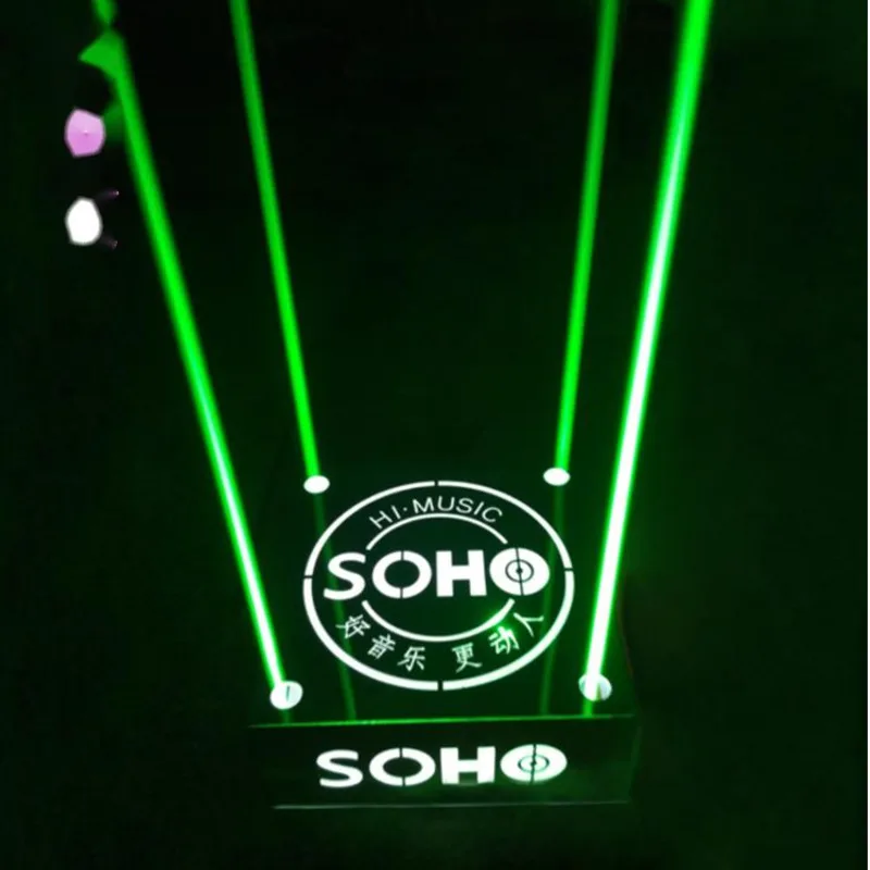 

The Led Bar Luminous Wine Nightclub KTV Champagne Water Wine Bottle Holder Party XO Wine Stand Stainless Steel