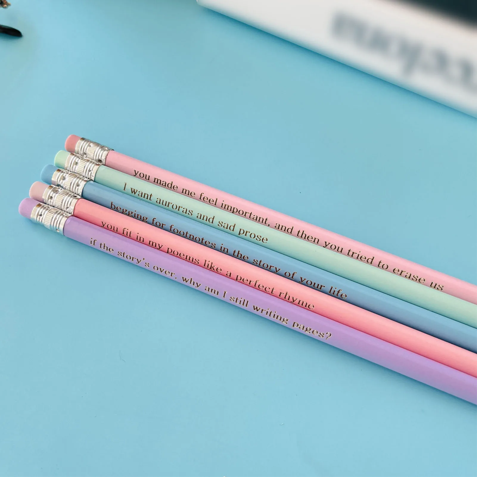 Набор карандашей в стиле рок/печаль для детей набор из 5 деревянных