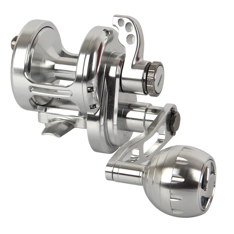 Цельнометаллическая катушка для морской рыбалки большая игра медленная отсадка