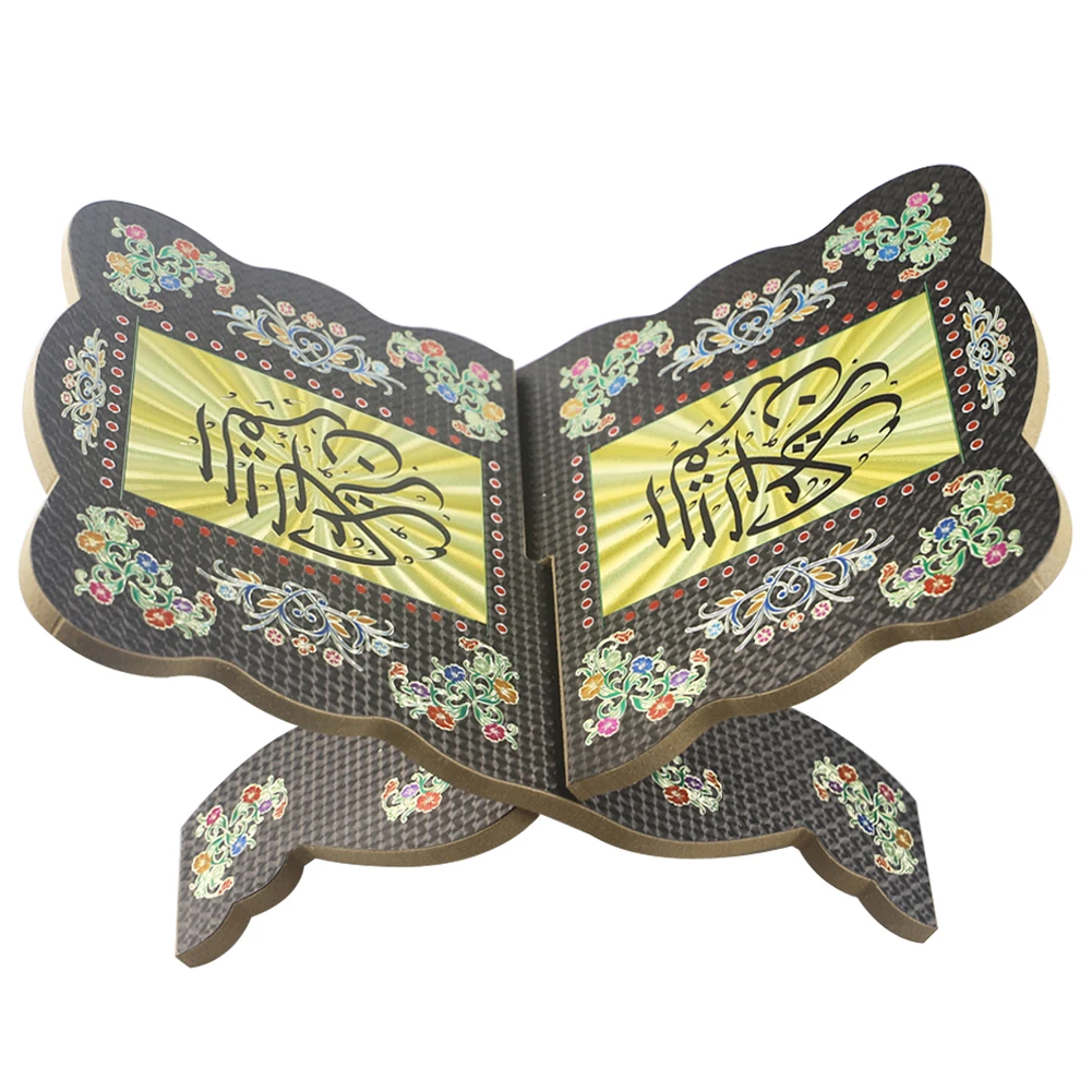 

Wooden Prayer Book Bible Stand Eid Mubarak Prayer Book Holder For Ramadan Decoration 2022 Home