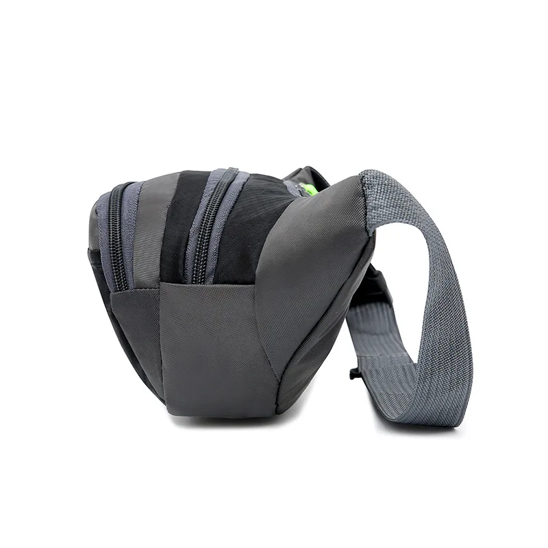 Multi-functional sports Fanny pack chest bag male large capacity waterproof outdoor mobile phone bag backpack male