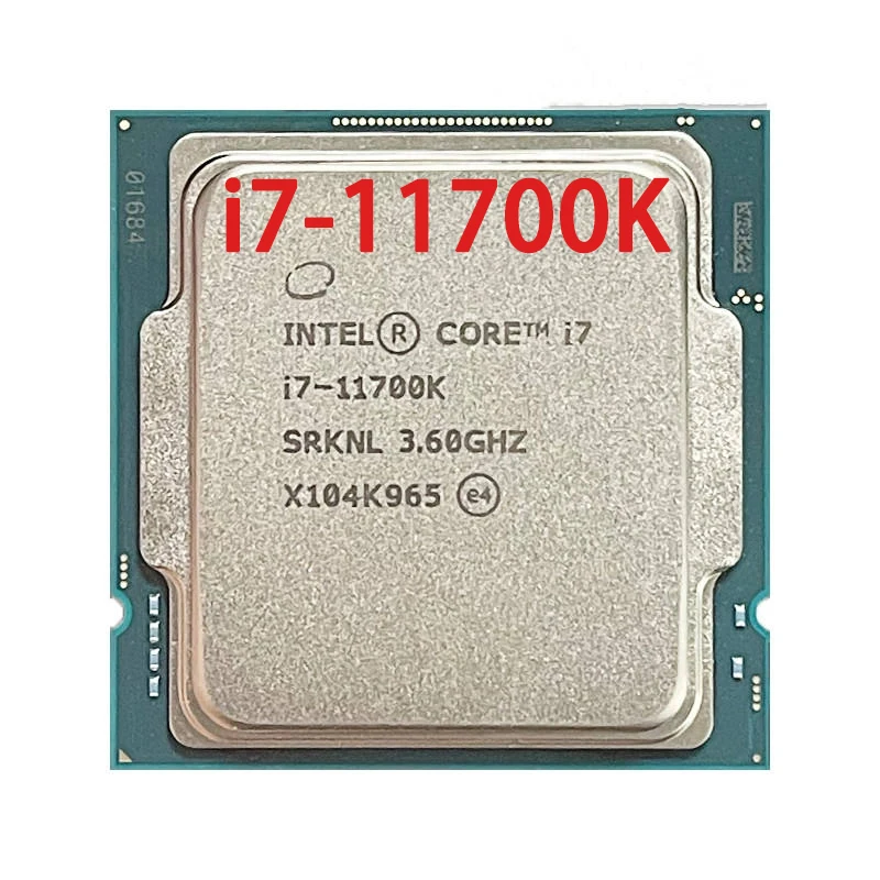 

Intel Core i7-11700K i7 11700K 3.6 GHz Eight-Core 16-Thread CPU Processor L3=16M 125W LGA 1200