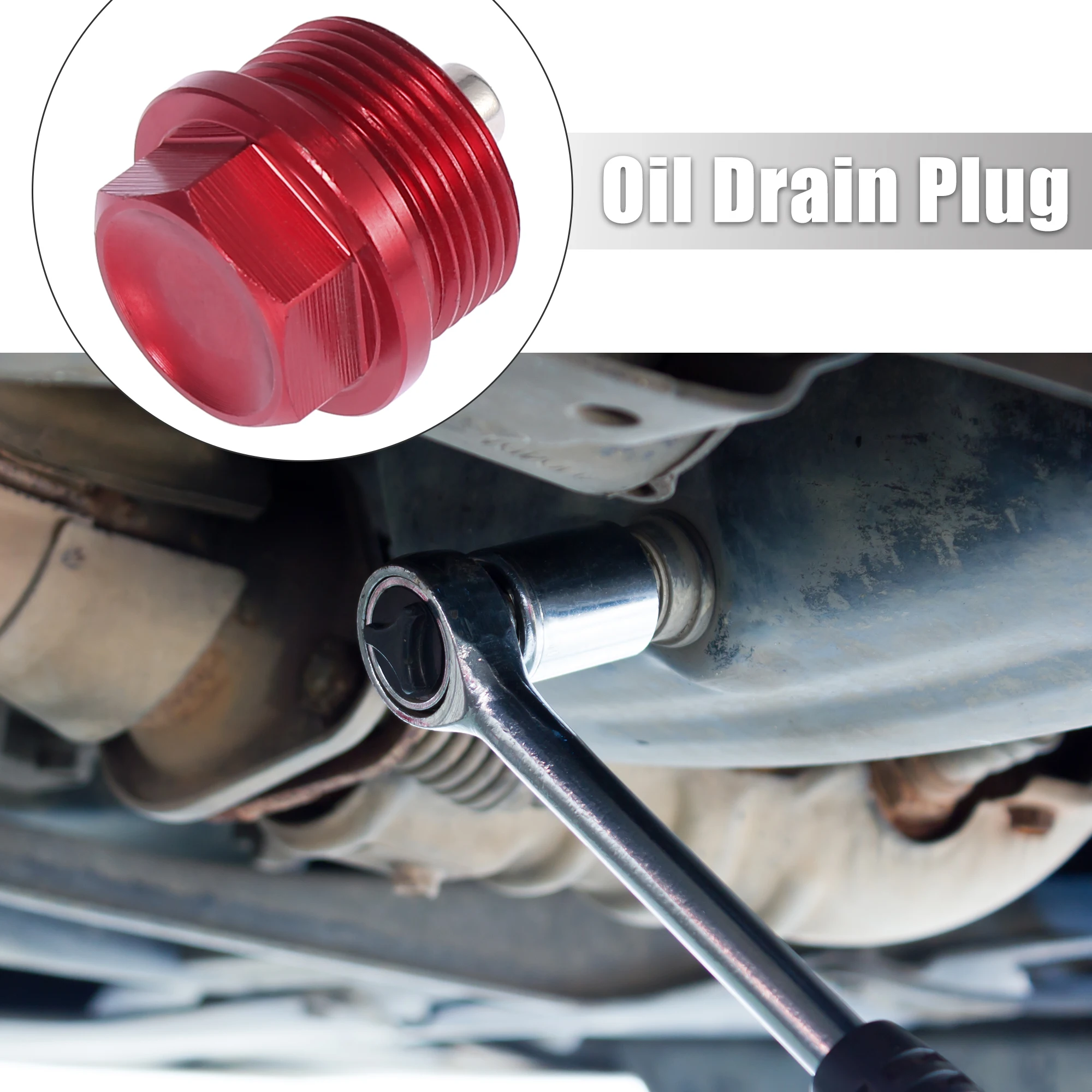 UXCELL Магнитная сливная пробка для масла Универсальная гайка поддона автомобиля