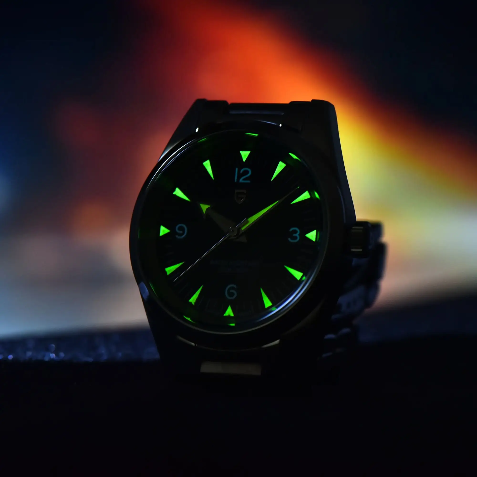 2024 PAGANI DESIGN Новые часы PD1793 38 мм Кварцевые наручные VK31 Механизм с сапфировым