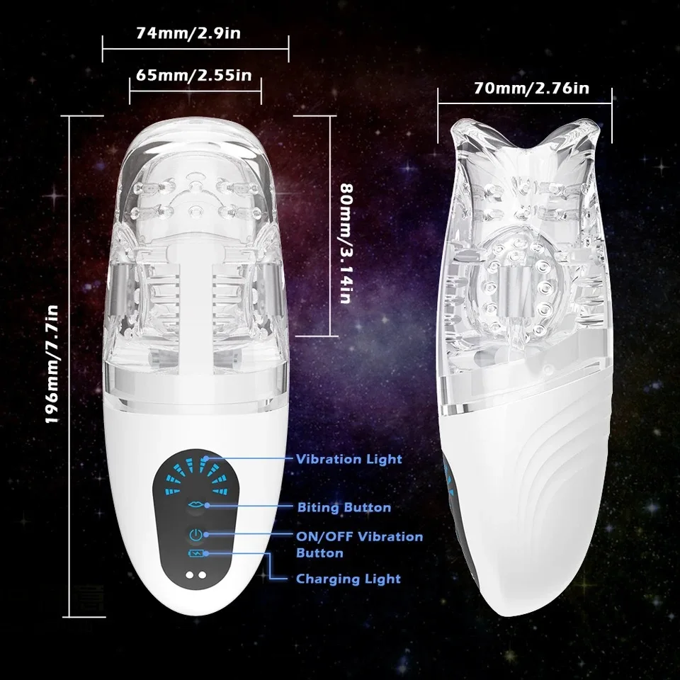 Автоматический мужской мастурбатор оральный секс-игрушка пенис-строкер минет