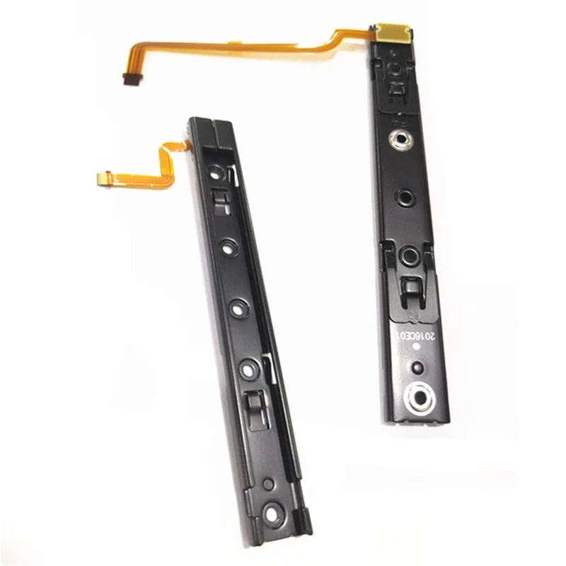 

2X запасная часть правая и левая слайд-рейка с кабелем, запасная часть для ремонта консоли переключателя, ремонт детали