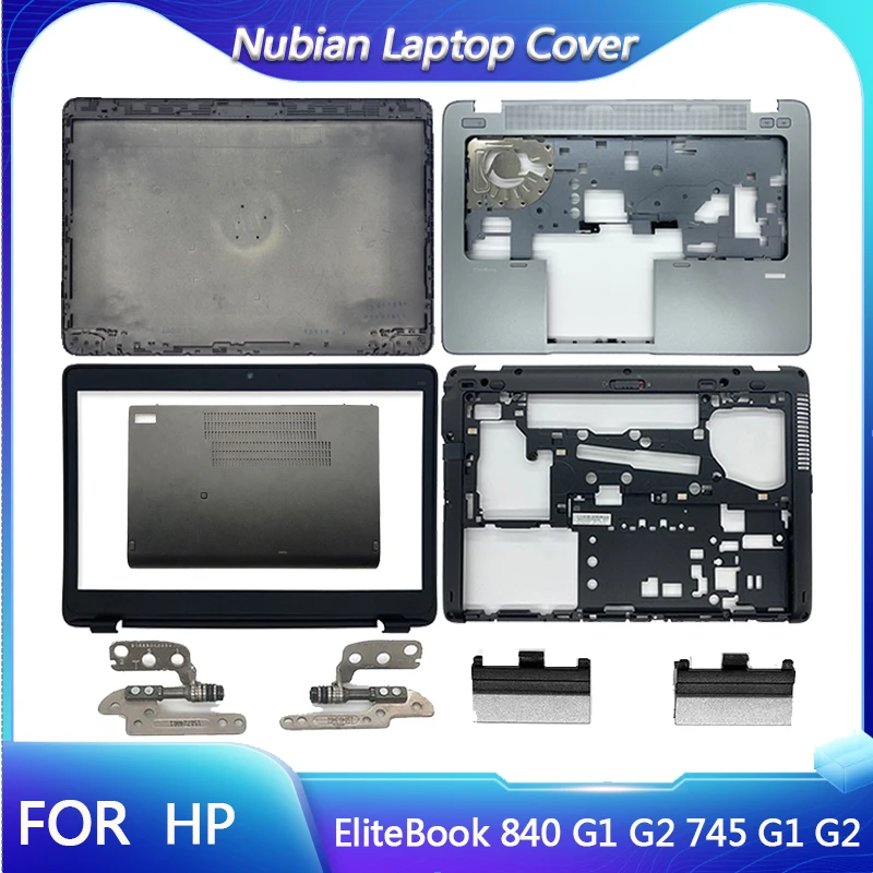 New For HP EliteBook 840 G1 G2 745 G1 G2 LCD Back Cover/Front Bezel/Hinges/Palmrest/Bottom Case Door Cover 779682-001 730949-001