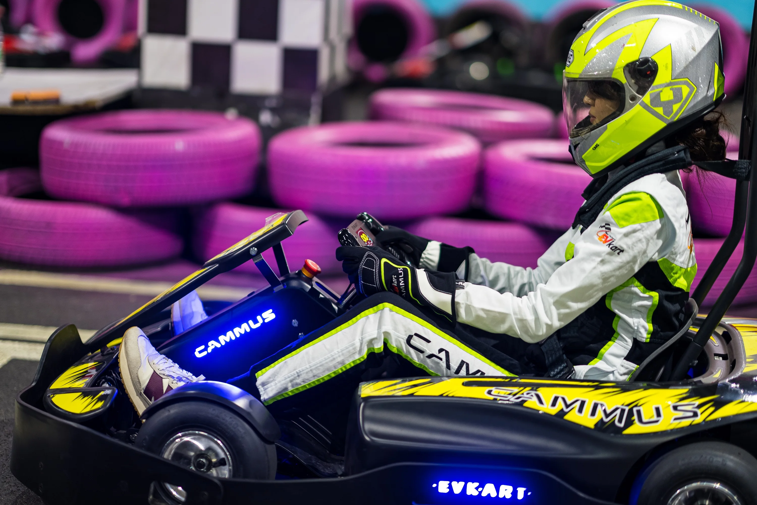 CAMMUS Racing Karting Cars Электрический картинг на батарейках для взрослых и детей