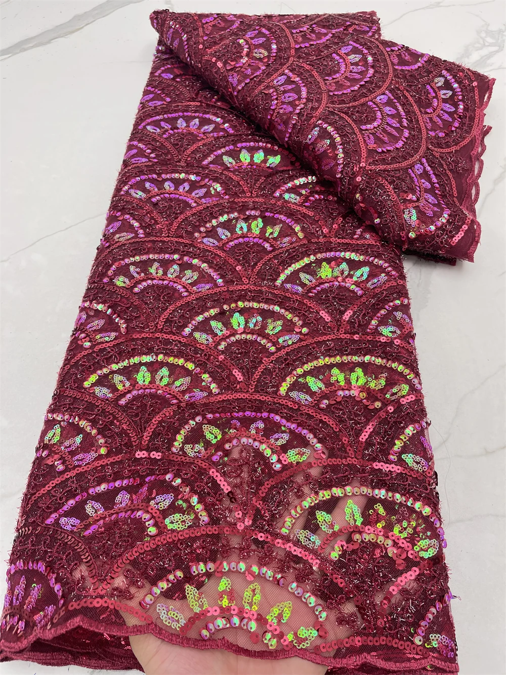 Рисунок 4 - Африканская кружевная ткань 2023