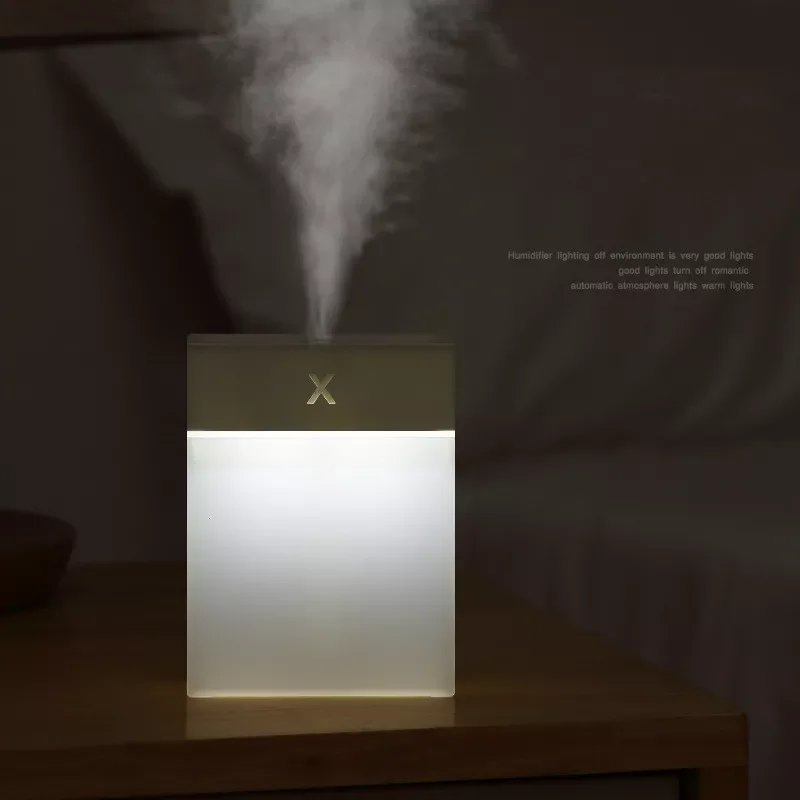 

280ML Air Humidifier USB Ultrasonic LED Lamp Mini Essential Oil Diffuser Car Purifier Aroma Anion Mist Maker With Romantic Light
