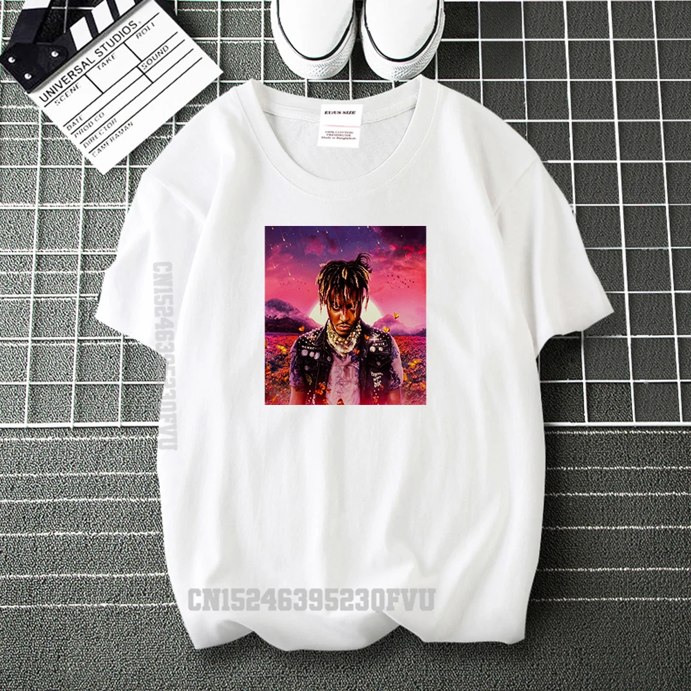 

Juice WRLD Cotton Tee Shirt Men Woman Music Fashion Tshirts Graphic Oversized Camisas Hombre Hip Hop Harajuku Clothes