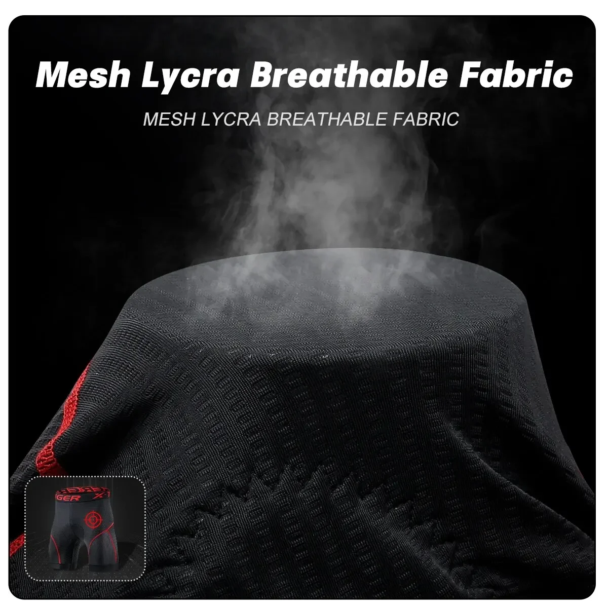 Велосипедные шорты X-TIGER с дышащей сетчатой подкладкой быстросохнущие защита от