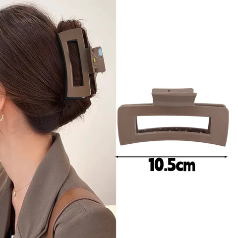 Силиконовые заколки-крабы Shark 1 штуки