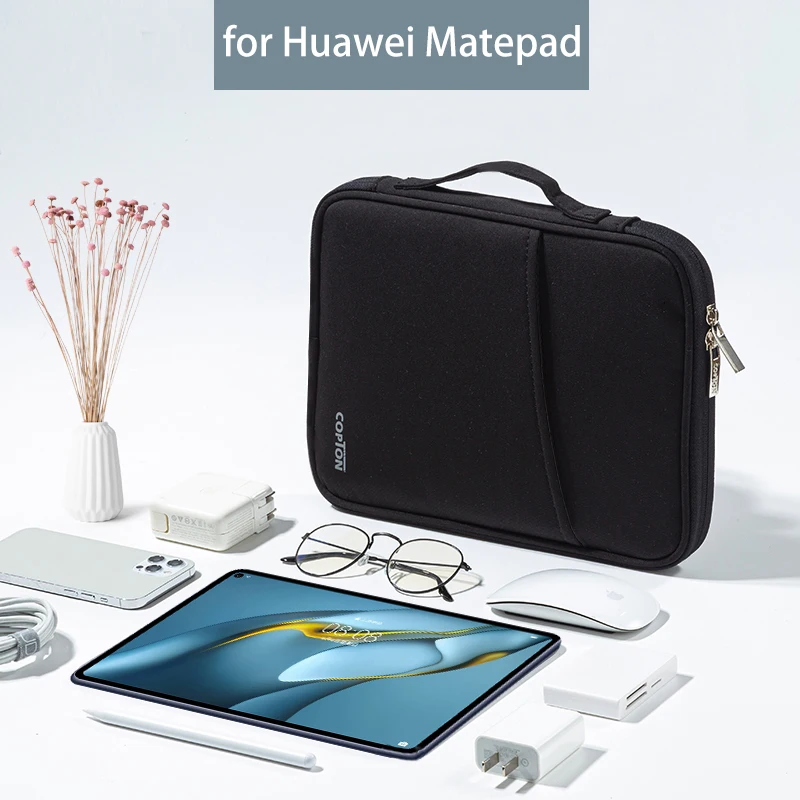 

Tablet Sleeve Bag For Huawei MatePad 11 pro 10.8 Case Mate Pad 10.4" T10 T10S 9.7 M5 M6 Honor V4 V7 Tablet 5/6/7 10.1 Inch Cover
