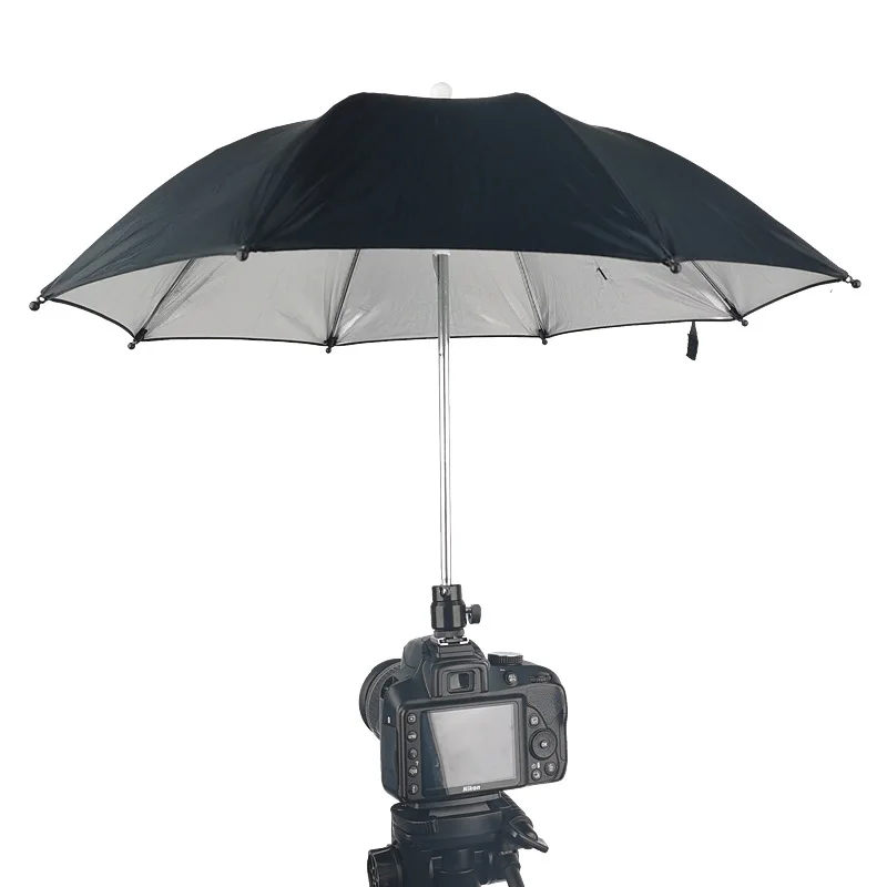 1PC 50CM Black Dslr Camera Umbrella Sunshade Rainy Holder For General Camera Photographic Camera Umbrella