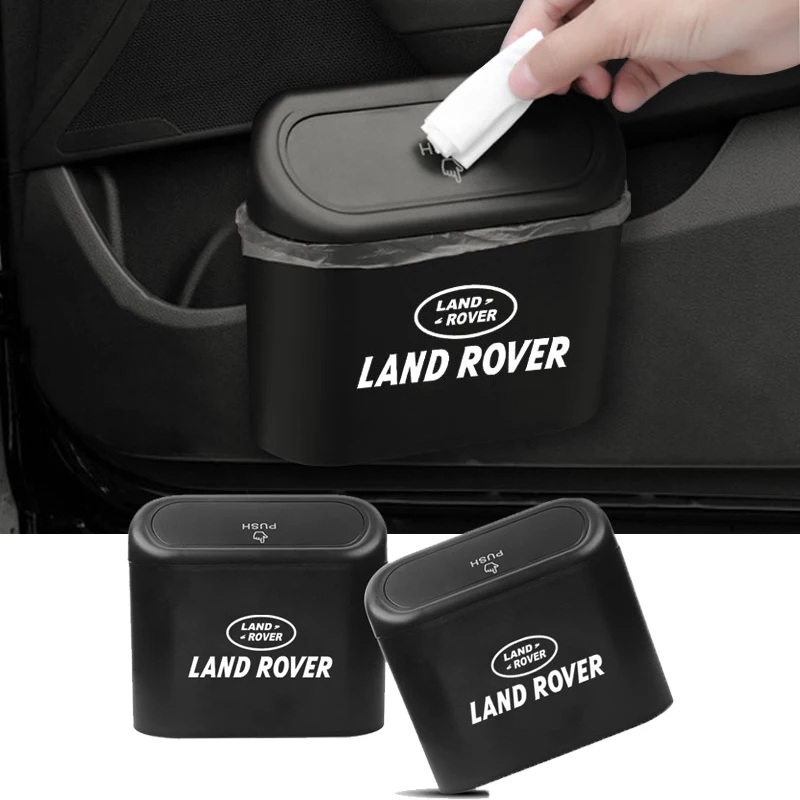 

Car Trash Can Storage Bin Dust Case Box Car interior Accessories For Land Rover Ranger Freelander Evoque Rover Sport Evoque L322