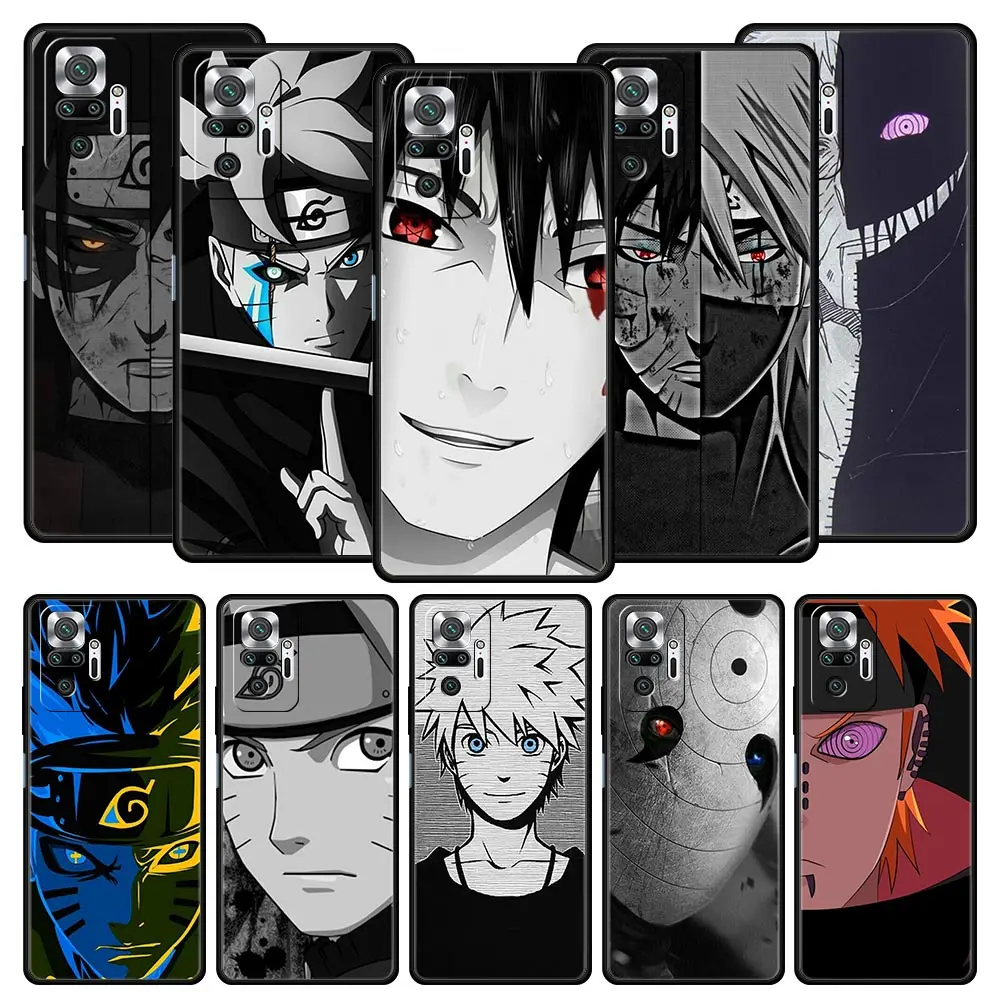 

Naruto Uchiha Anime Phone Case For Xiaomi Redmi Note 11 10 9 8 Pro 11S 10S 9S 7 8T 9T 9A 8A 9C K40 Gaming 11T 5G Soft Back Cover