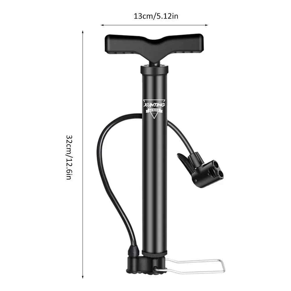 

Pump Inflator Cycling bicycle accessorie Max 160PSI Bicycle Pump with Pressure Gauge for Presta&Schrader Valve Bicycle Accessory