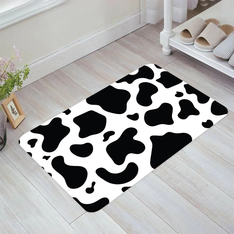 Коврик из полиэстера с коровьим принтом