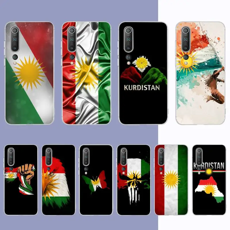

Kurdistan Flag Phone Case for Samsung S21 A10 for Redmi Note 7 9 for Huawei P30Pro Honor 8X 10i cover