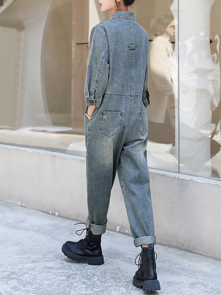 Женские джинсовые комбинезоны Y2K