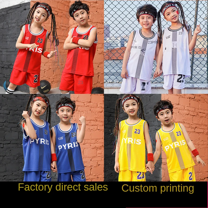 Детский спортивный костюм без рукавов индивидуальная одежда для начальной школы