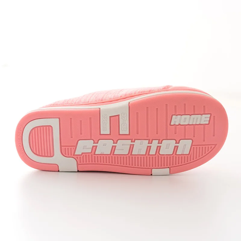 Winter Household Cotton Slippers Female Cute Cartoon Indoor Household Lovers Warm Home Man With Thick Wool Slippers In Winter