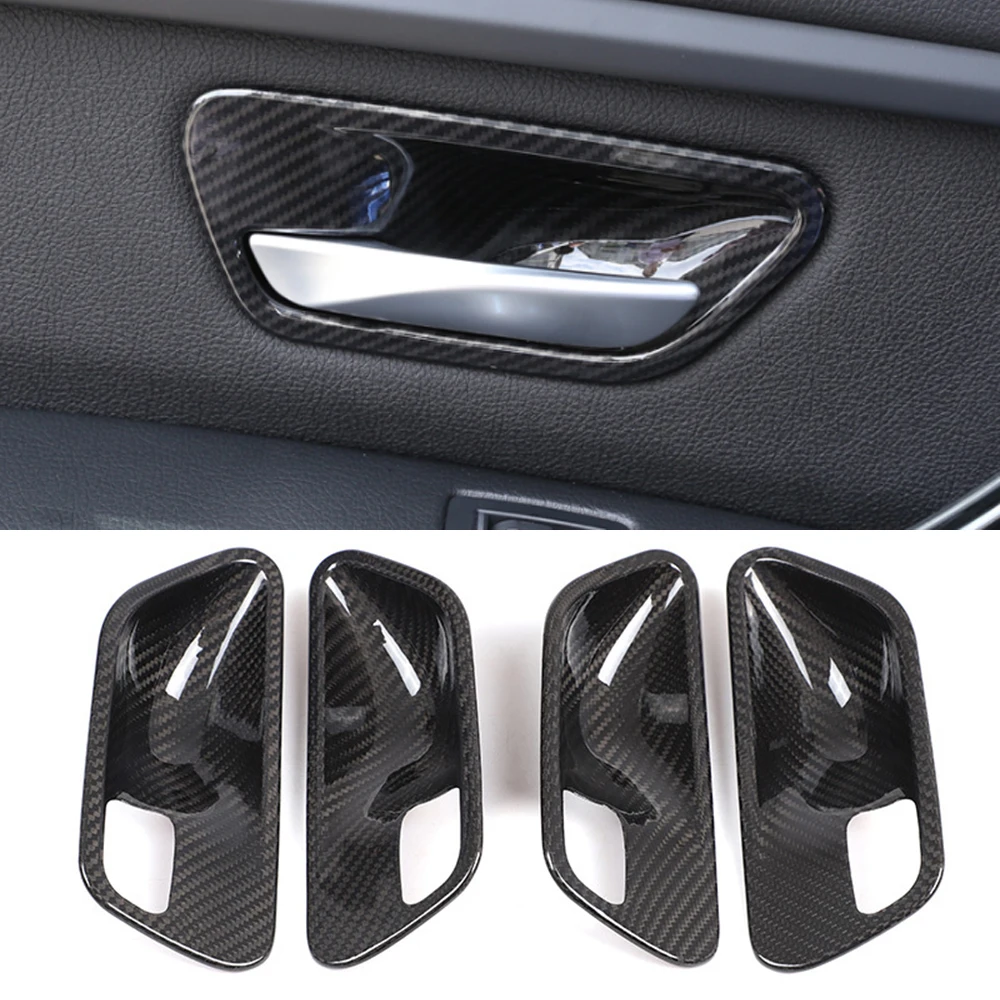 

ABS/Настоящее углеродное волокно внутренняя дверная ручка Чаша отделка для BMW 3 4 серии 3GT F30 2013-2019 автомобильные аксессуары