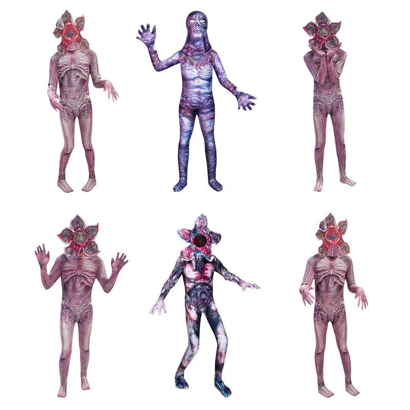 Костюм для косплея очень странные дела детей и взрослых Season4 Vecna/Demodog комбинезон