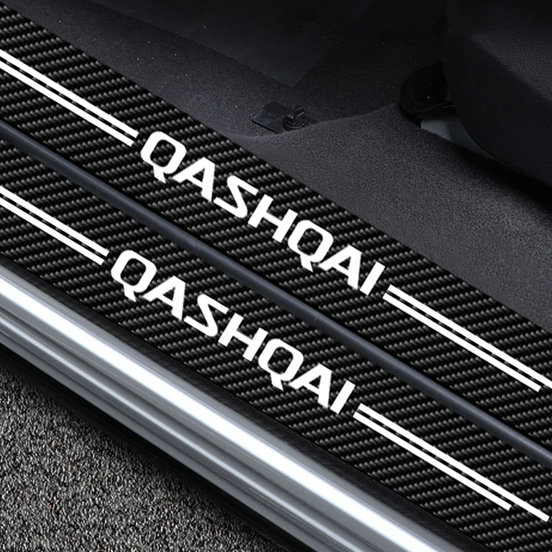 4 шт. для Nissan Qashqai J10 J11 J12 2013 2015 2016 2017 2018 2019 2020 2021 эмблема порог автомобильной двери |