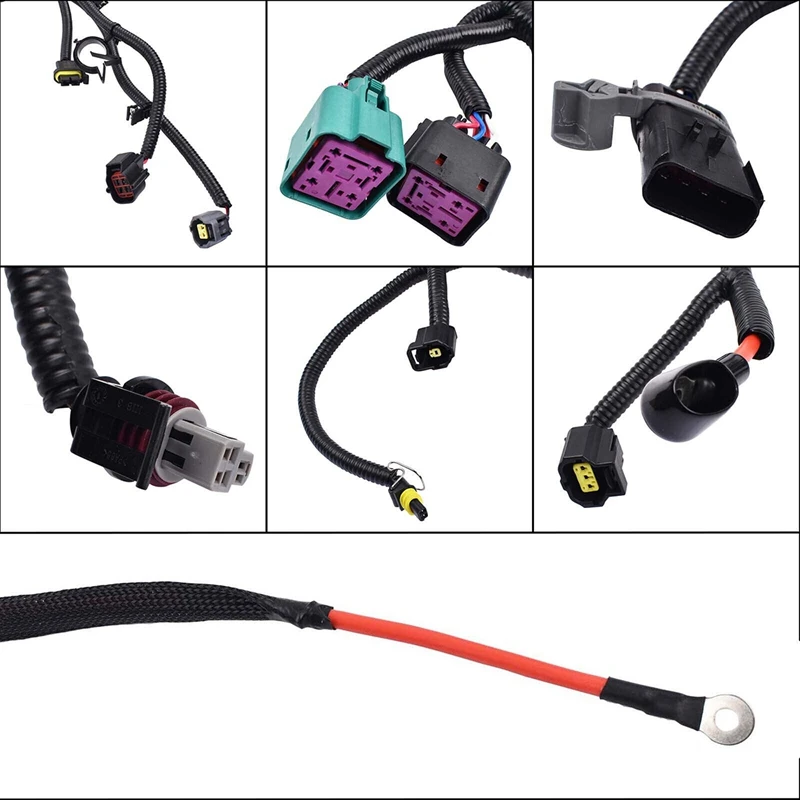 

4C3Z-12B637-CA Engine Wiring Harness W/O Heater For Ford Excursion F250 F350 F450 F550 Super Duty 2004-2005 4C3Z12B637CA