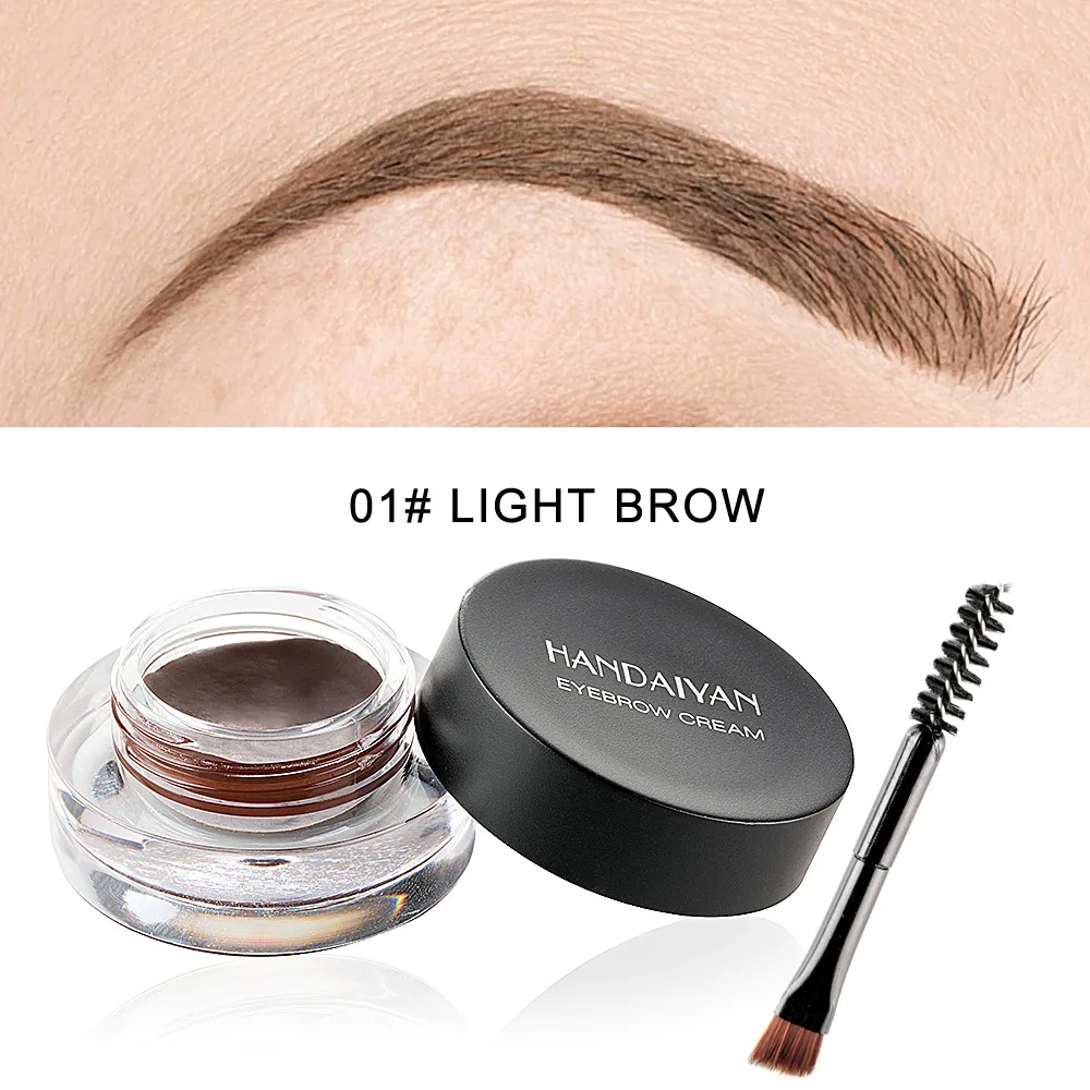 

12 Color Eyebrow Gel Super Waterproof Eyebrow Professional Lasting No Fading Eyebrow Gel Makeup Brow Brush Tools
