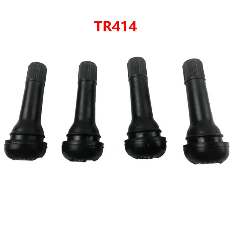 

10pcs TR412 TR413 TR414 Dust Caps Snap-in Car Tubeless Tyre Valve Stems Rubber Copper Vacuum Tire Air Valve for Motorcycle Moto