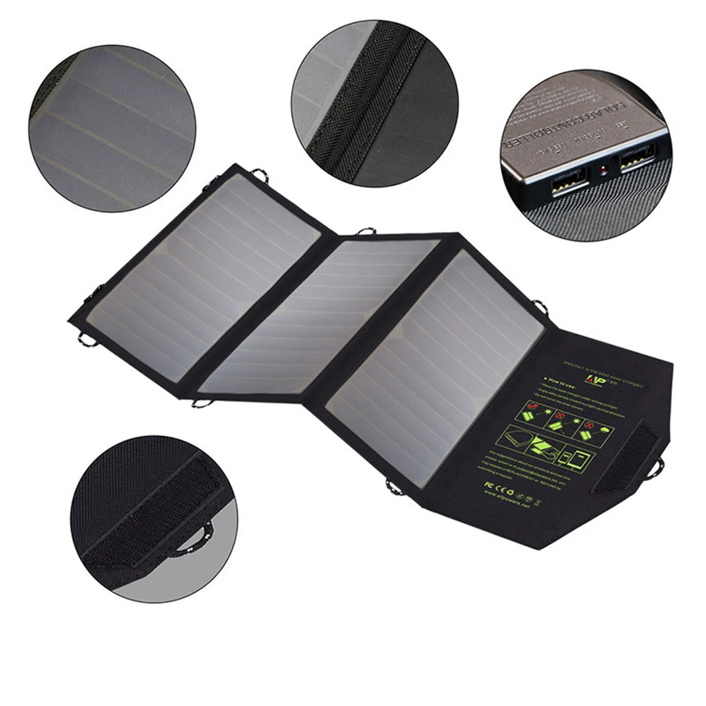 

Solar Charging Panel USB Foldable Portable Emergency Charger Plate