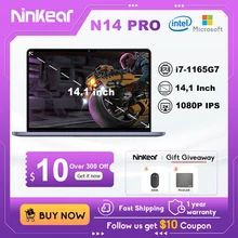 Ninkear Laptop N14 Pro 14-inch IPS Full HD Intel Core i7-1165G7 16GB RAM+1TB SSD Portable Computer Windows 11 Notebook Ultrabook