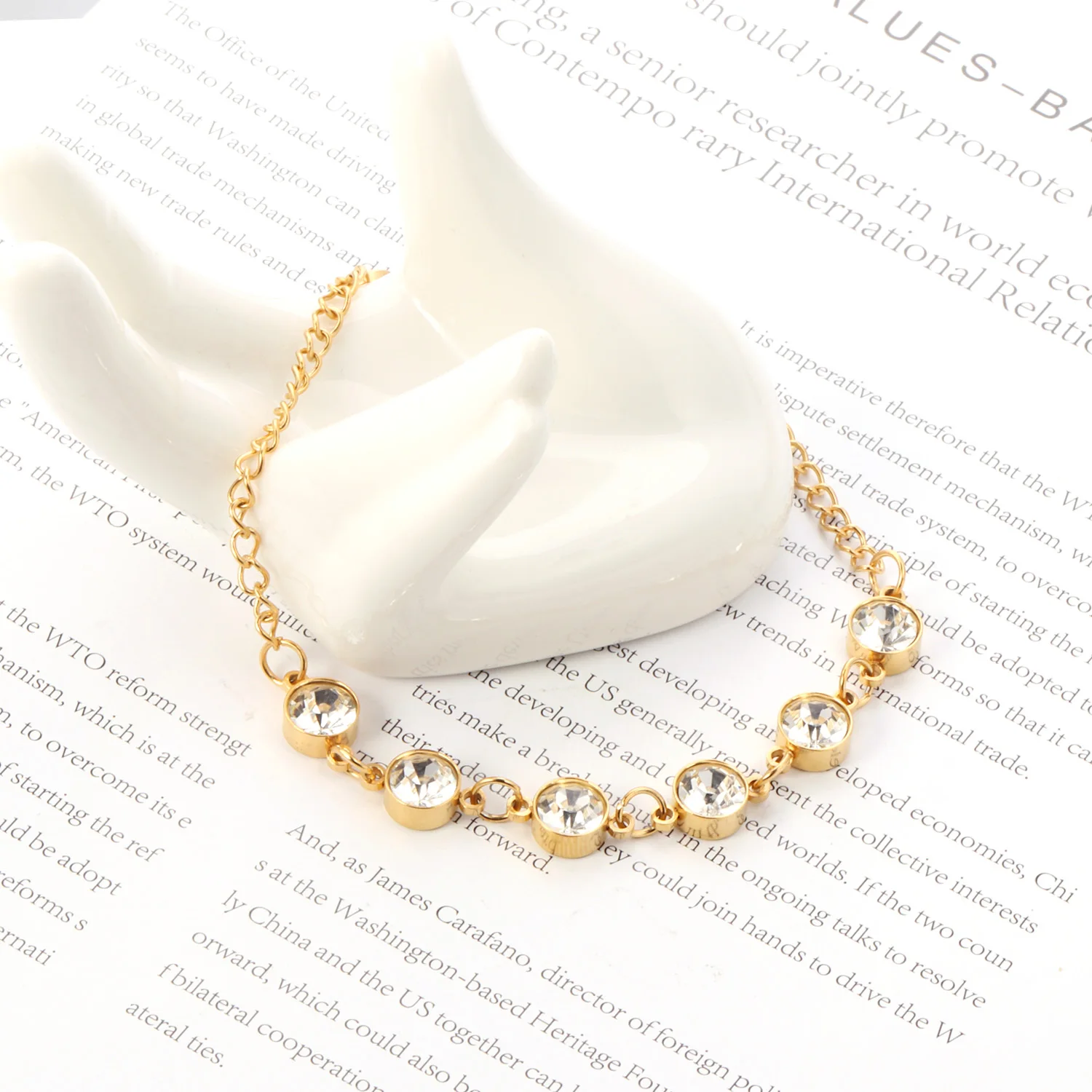 LUXUKISSKIDS золото Цвет браслет 316L нержавеющая сталь femme Фул блестящие с кристаллами