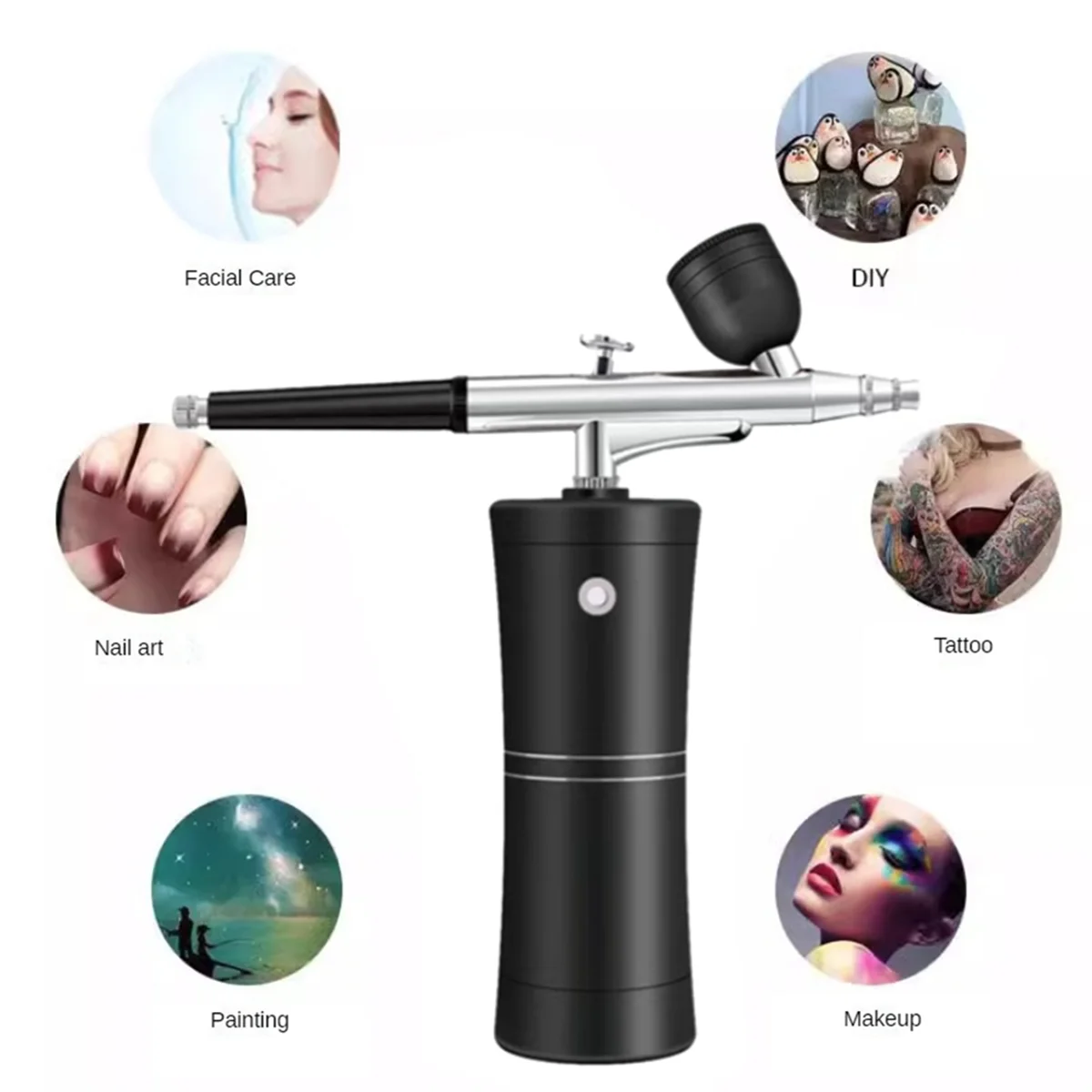 Комплект аэрографа Беспроводной мини-аэрограф с компрессором и насадкой 0 3 мм