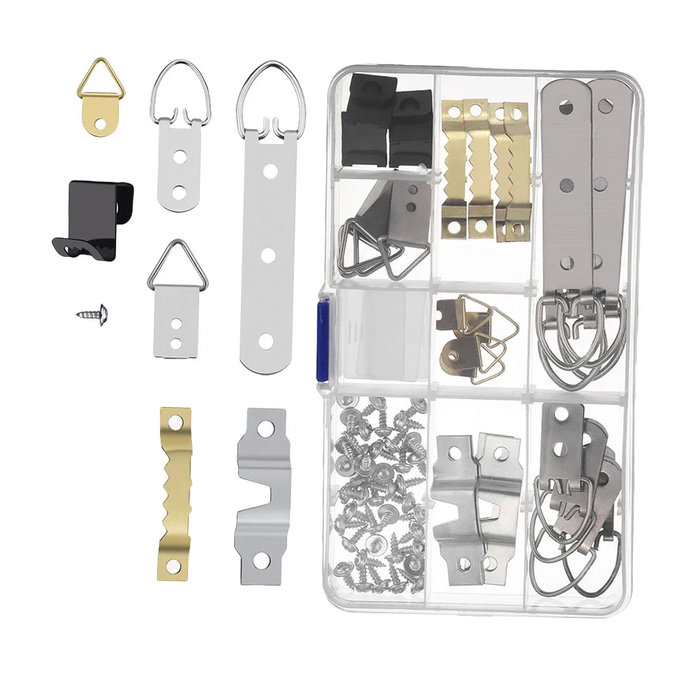 

76pcs Photo Frame Hooks Heavy Duty Home Office Picture Hanger Frame Hooks