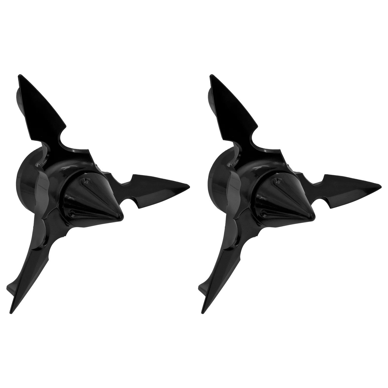 Мотоциклетный спиннинг с лезвием и передней осью Черная/хромированная крышка