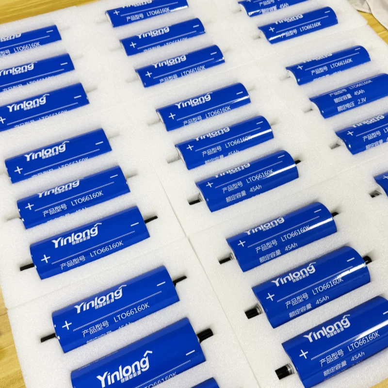 Фото Новый литий-титанатный (LTO) аккумулятор Yinlong класса А, 2.3В 45Ач, 10C, для электротранспорта, солнечных батарей и колонок, 1-72 шт. в наличии на складе ЕС. №5
