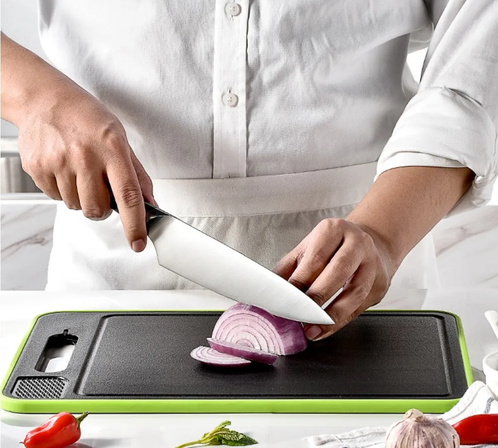 

Physical Thawing Cutting Board Aluminum Alloy Spray Paint Double-Sided Belt Sharpener Grinding Garlic Chopping Board