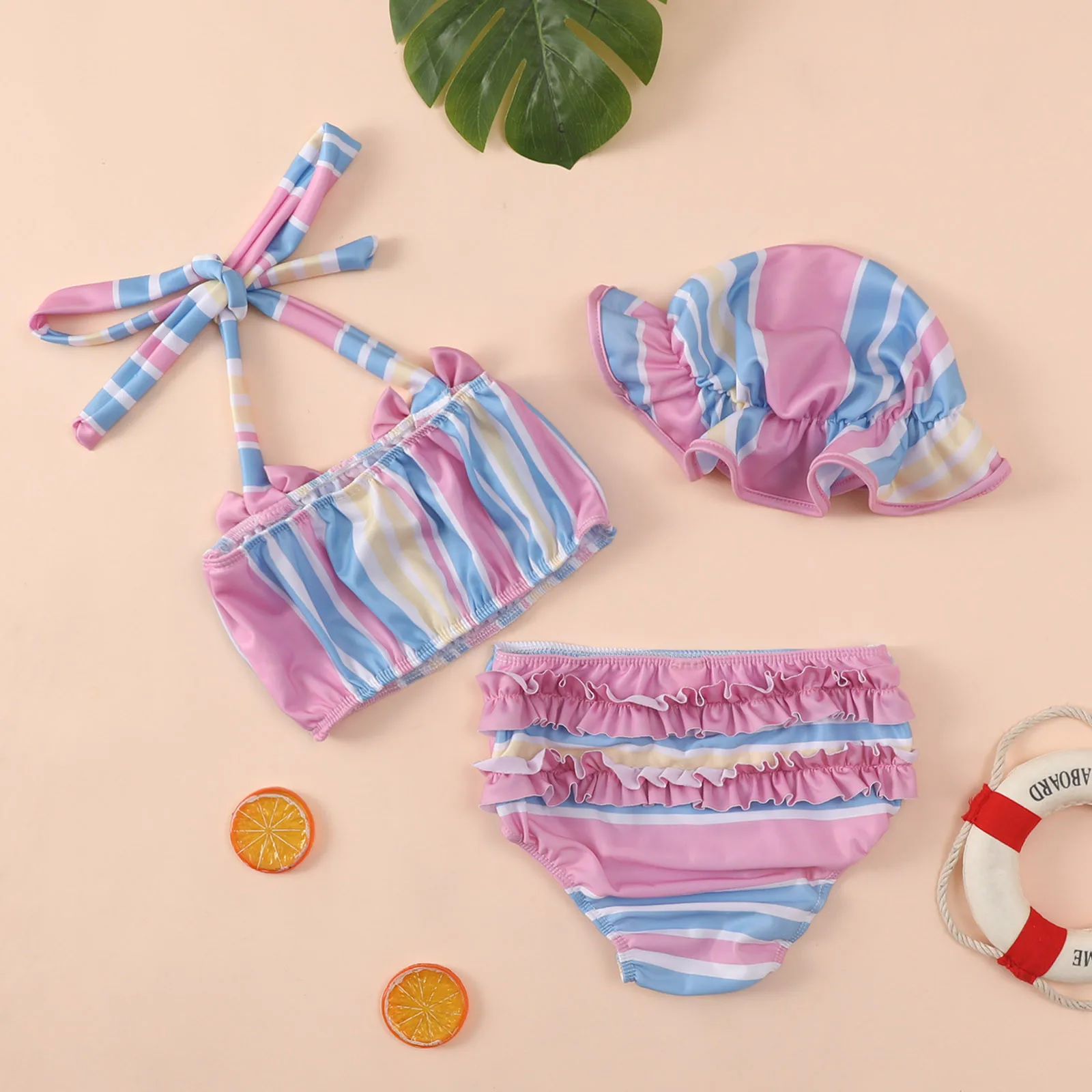 Girls Swimming Suits Two Piece Bikini 