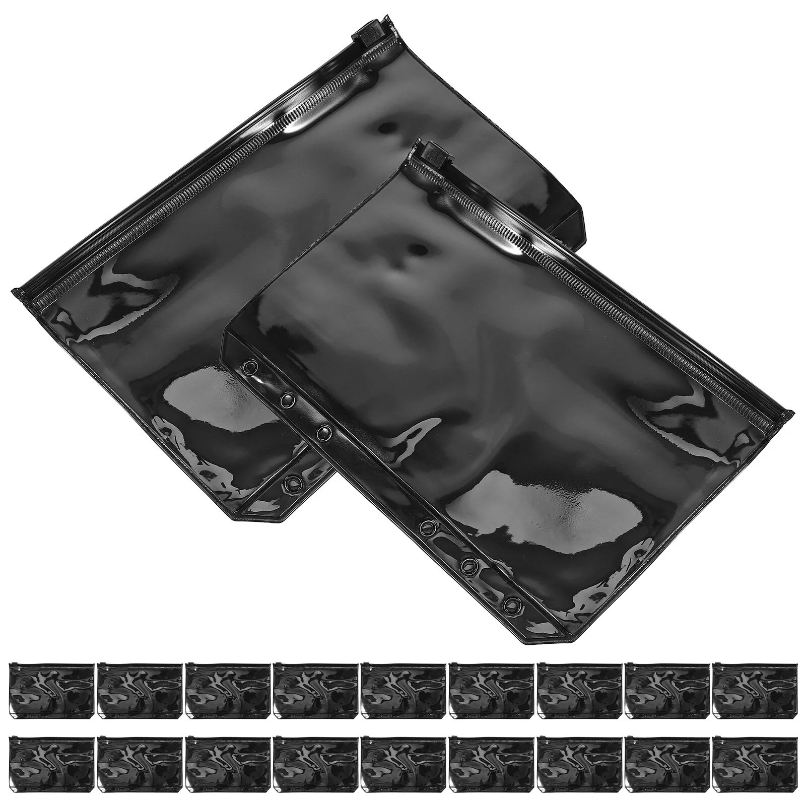 

20 шт., многоразовые пакеты на молнии из ПВХ